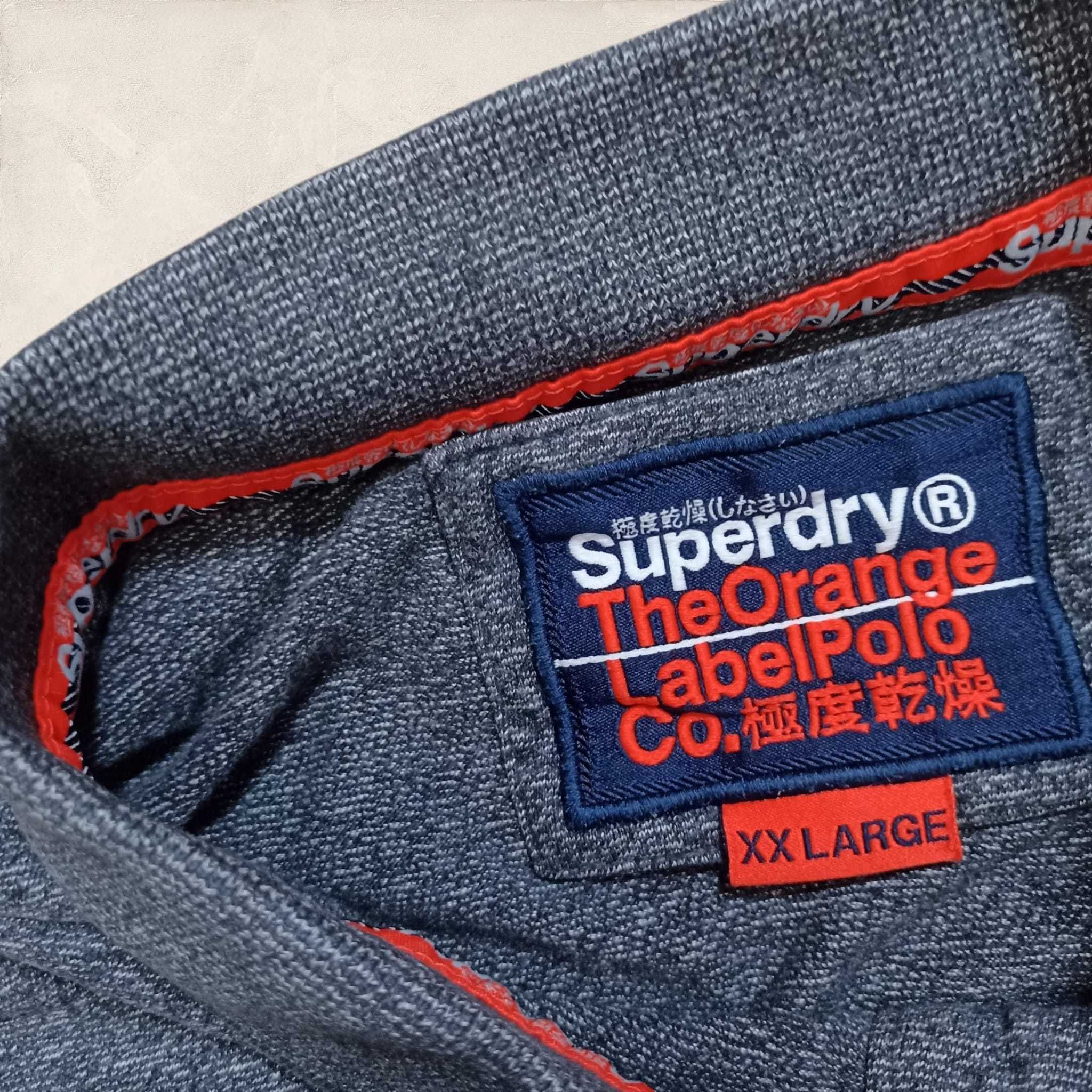 Jersey polo shirt Superdry Orange Label XXL wypada typowe L