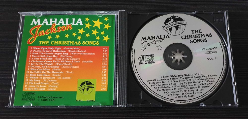 Mahalia Jackson The Christmas Songs, vol. 2 CD