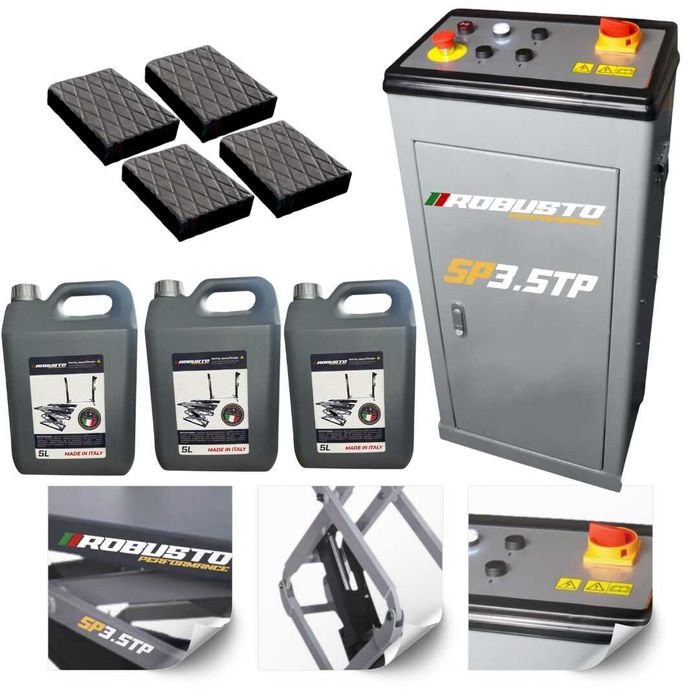 Podnośnik podposadzkowy nożycowy 3500kg 380V ROBUSTO