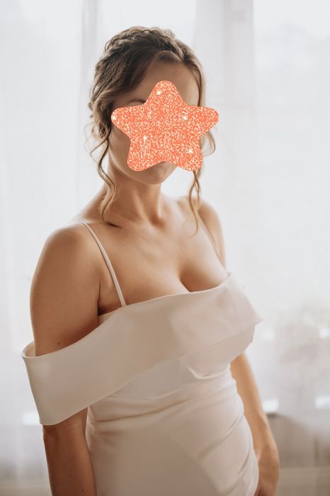 Suknia ślubna ciążowa (rozmiar M/L, wzrost 172cm)