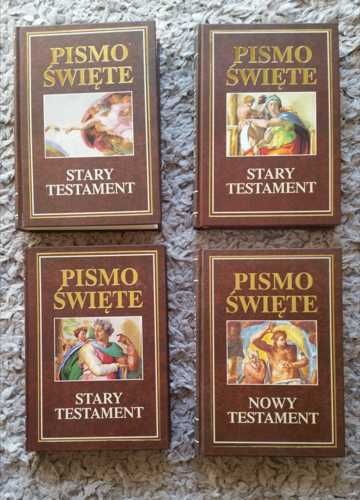 Biblia Poznańska, Pismo Święte, 2000, Księgarnia Św. Wojciecha 4 tomy