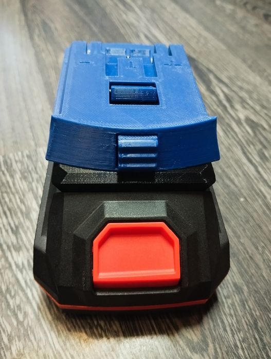 Адаптер перехідник акумулятор Dnipro-M 20V на інструмент Bosch Pro