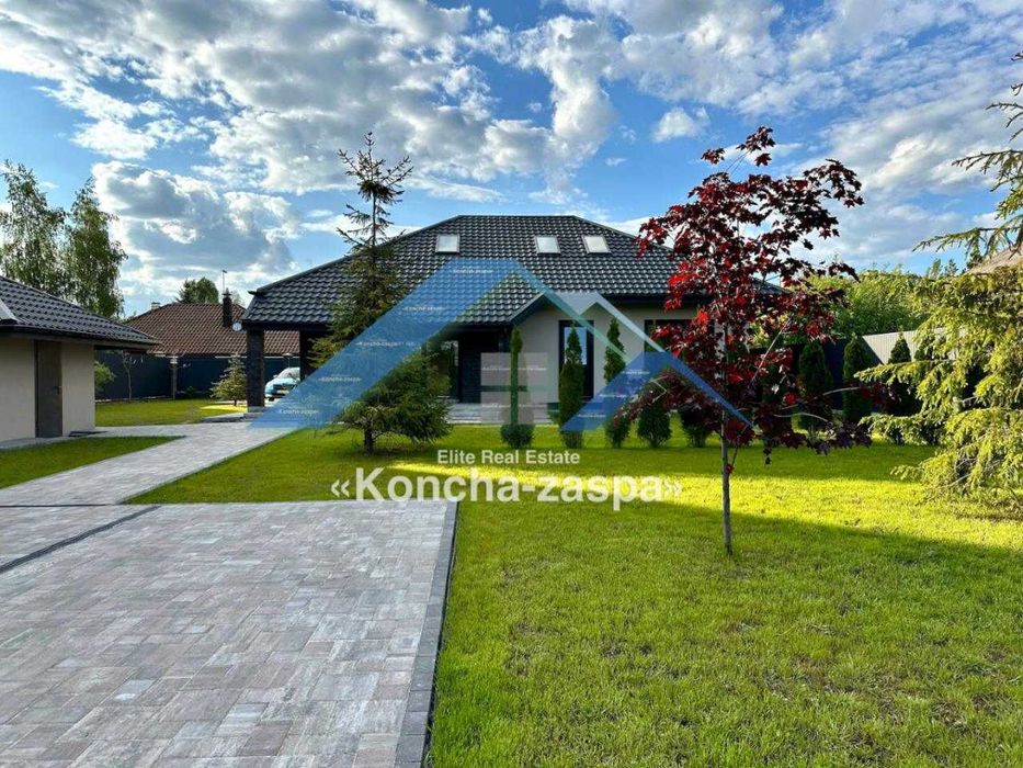 Конча Заспа. Новый дом рядом с рекой в Козине