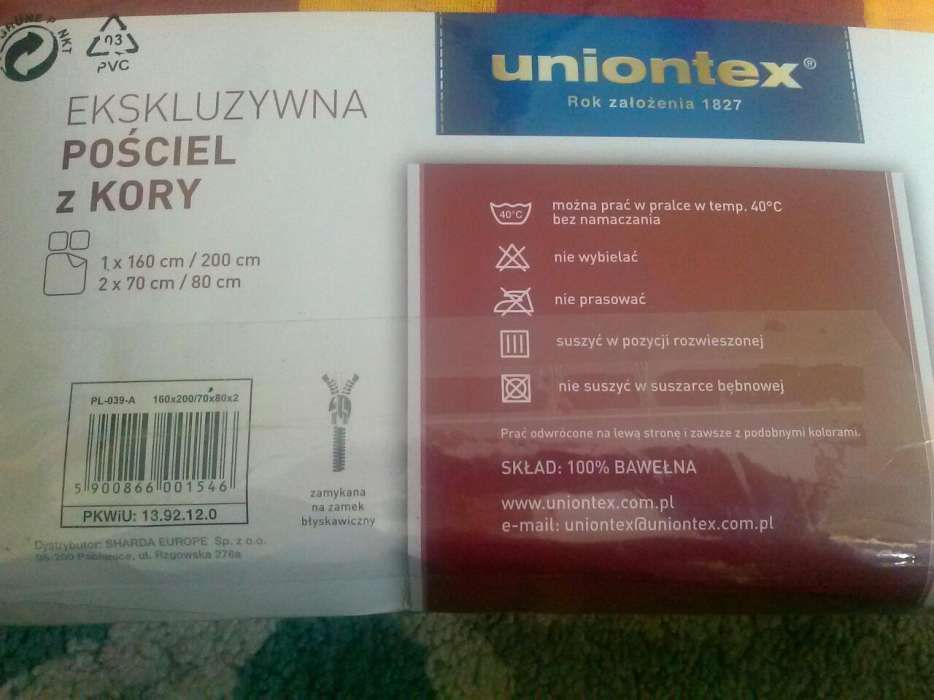Ekskluzywna pościel Uniontex- nowy komplet 100% bawełna