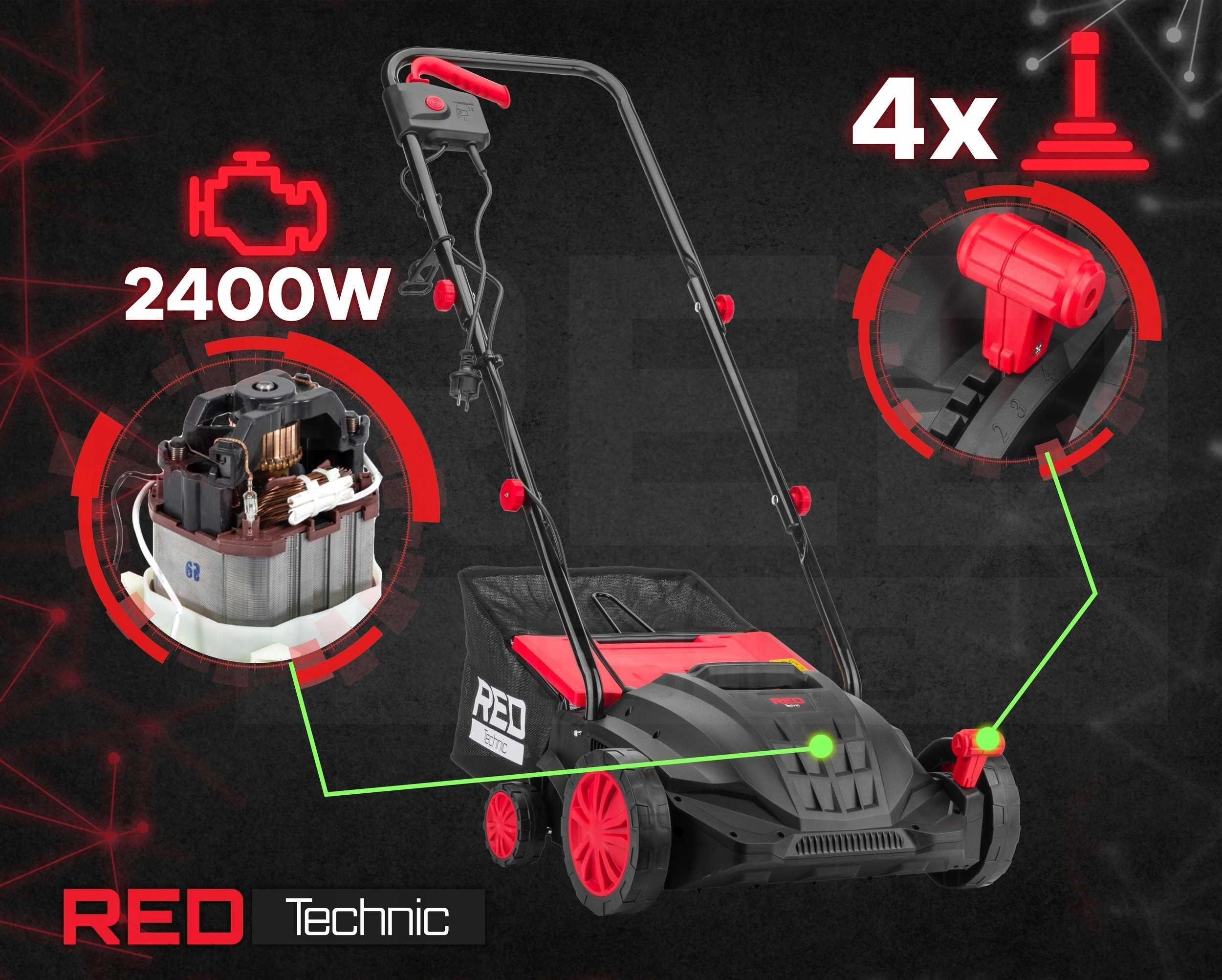 WERTYKULATOR Elektryczny 3w1 Aerator Spulchniacz Wertykulator 2400W
