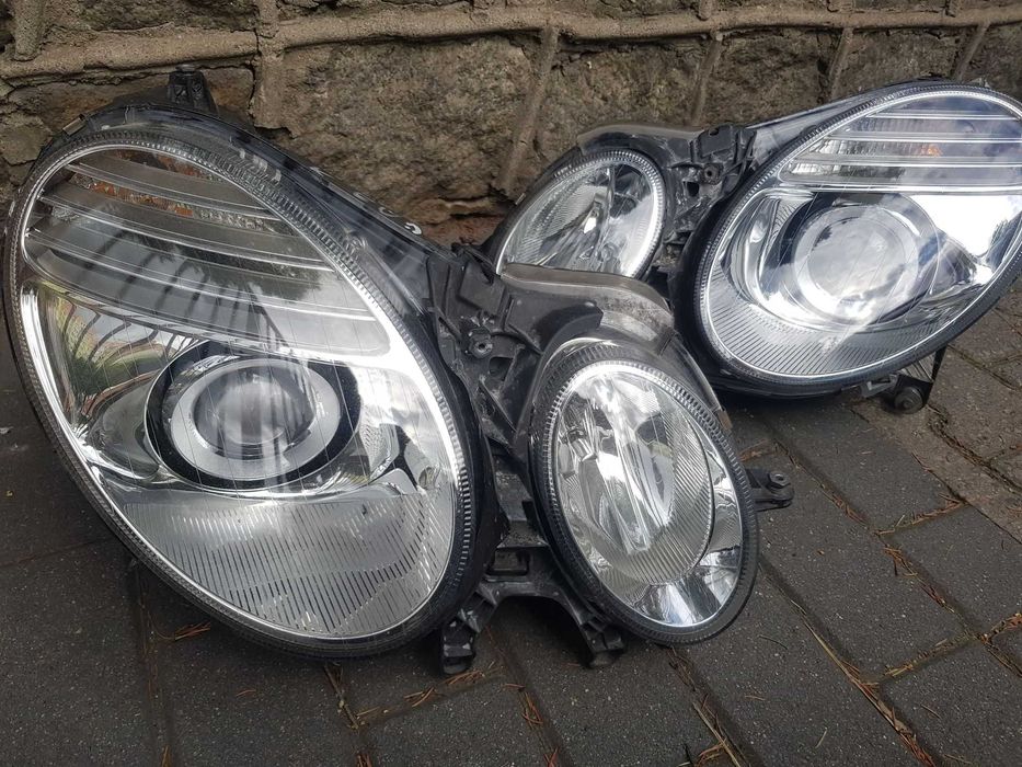 przednia lampa mercedes 211 lift bi xenon eu lampa w211