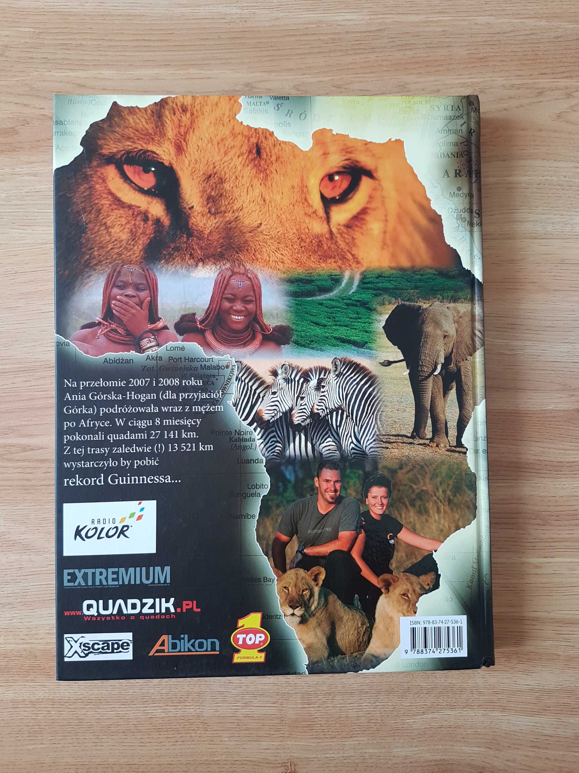 Książka Afryka Quadem, po przygodę i rekord Guinnessa