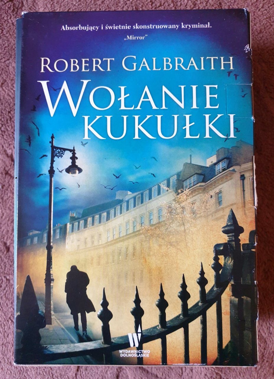 2x Robert Galbraith (Rowling) wołanie kukułki jedwabnik książka