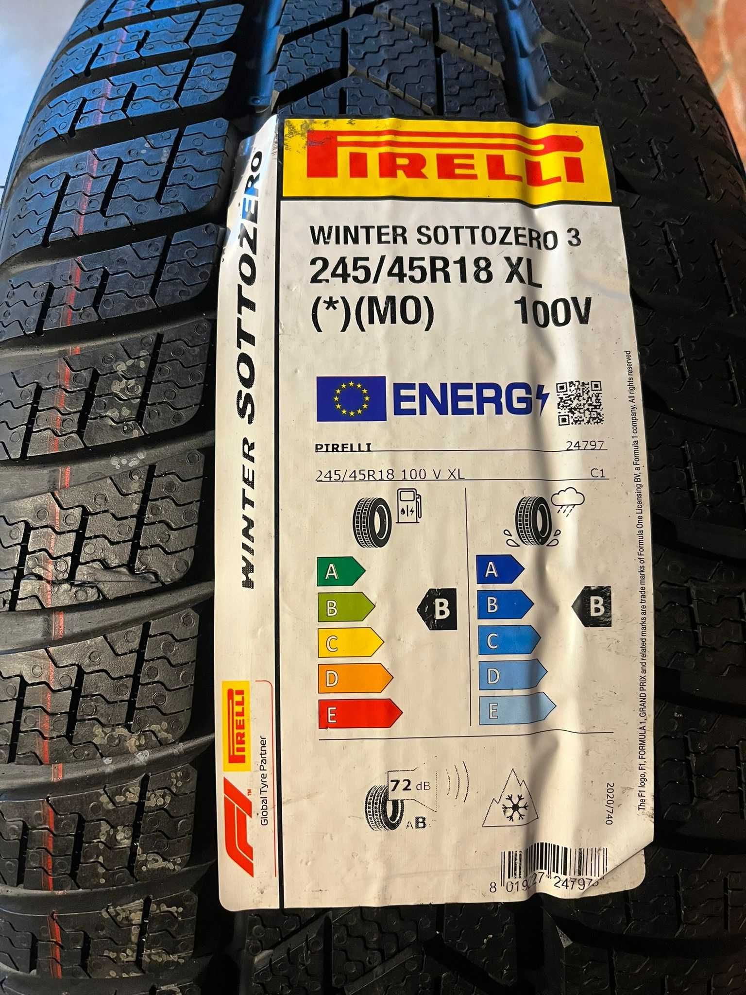 Koła Zimowe 18 Bmw 5 G30 G31 245/45R18 Pirelli 2022 Nowe 5x112