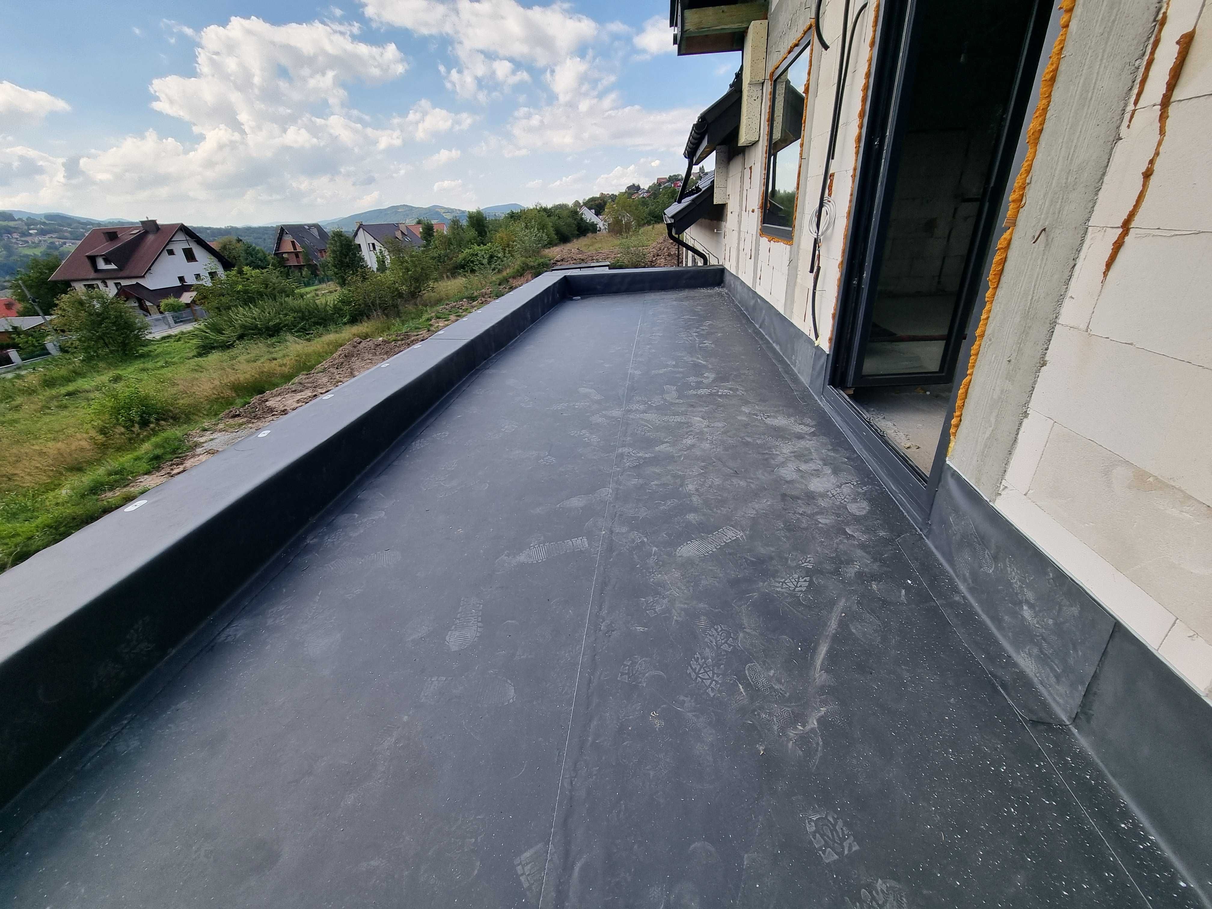 Hydroizolacje Dachy płaskie Tarasy Balkony Pcv Resitrix Epdm Papa