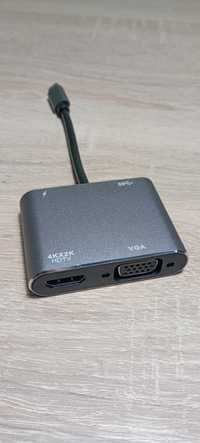 Перехідник USB-C на HDMI VGA