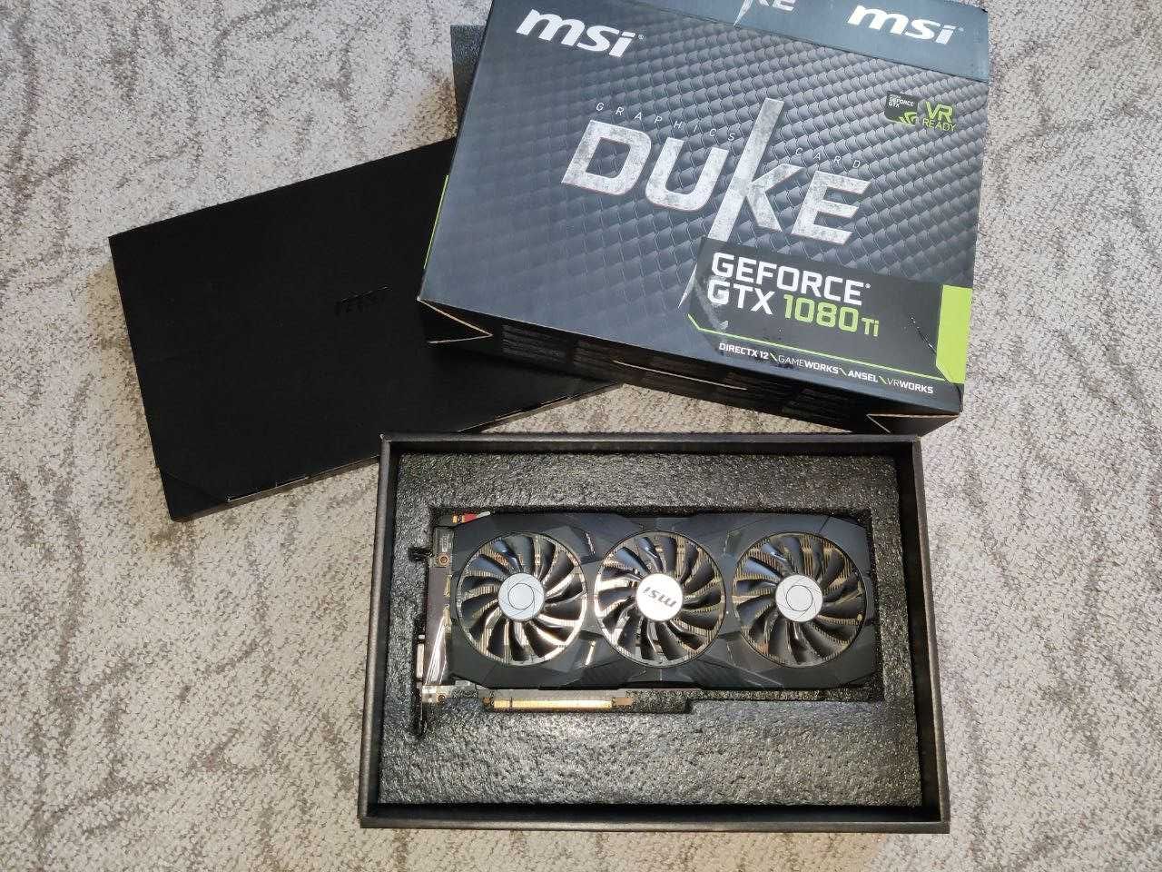 Видеокарта MSI GTX 1080 Ti DUKE 11G