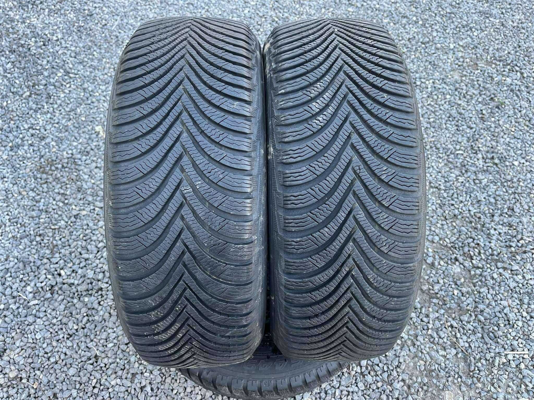 Opony 205/55R16 Michelin Alpin 5 Zima 2sztuki 7,34mm bieżnika