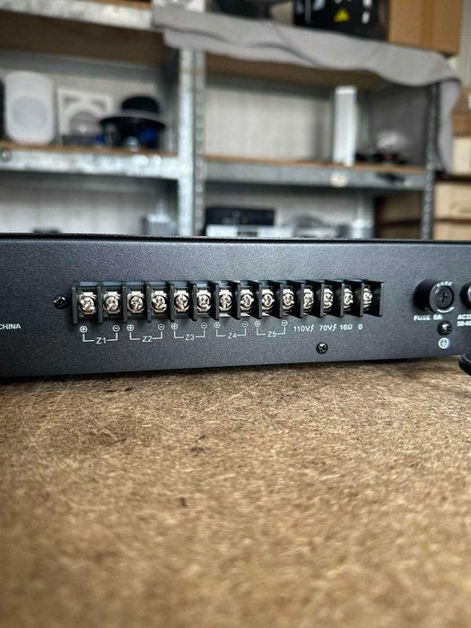 Трансляційний підсилювач MP-150 5zones ( 5 регуляторів гучності )