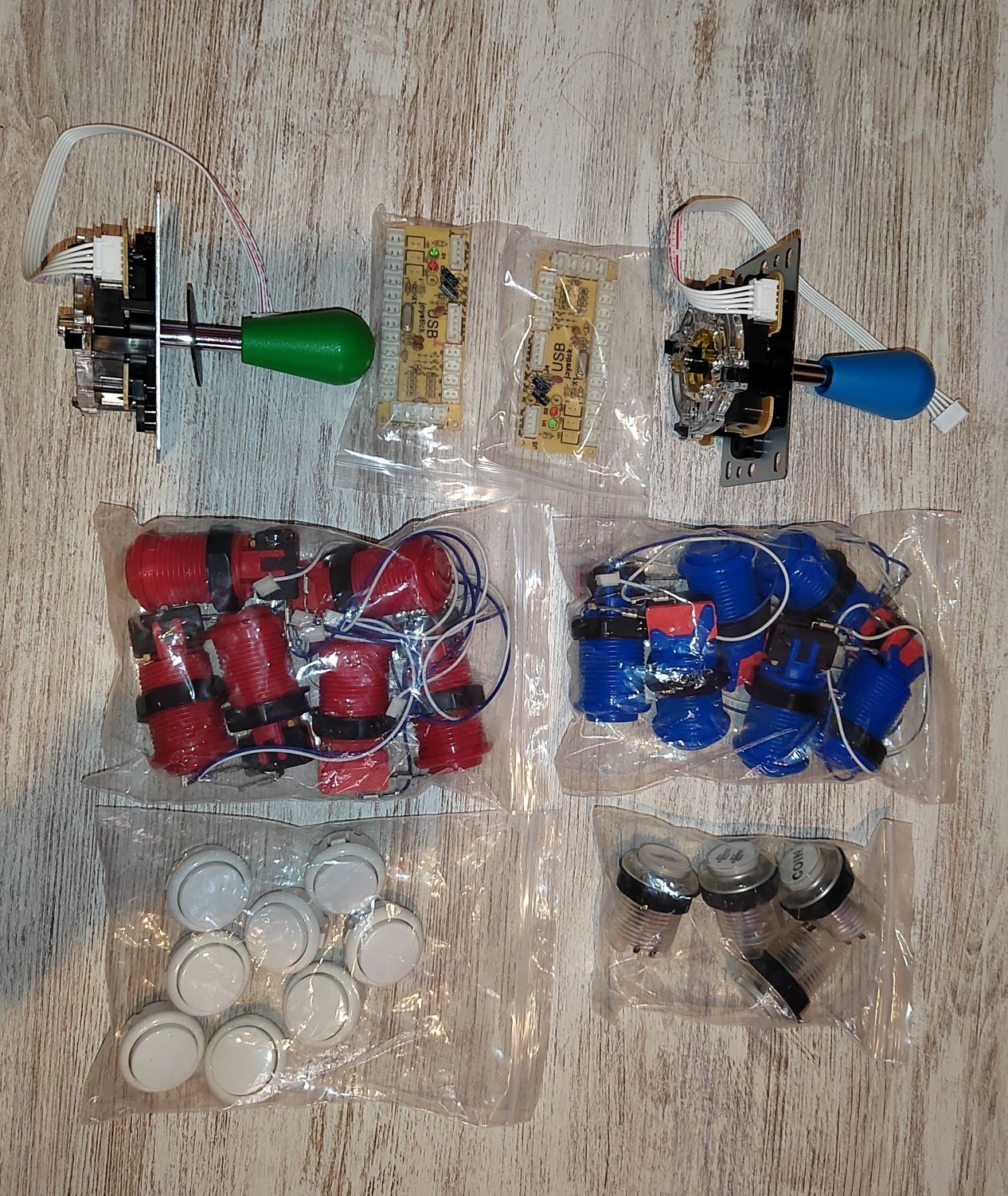 Vendo conjunto botões Arcade