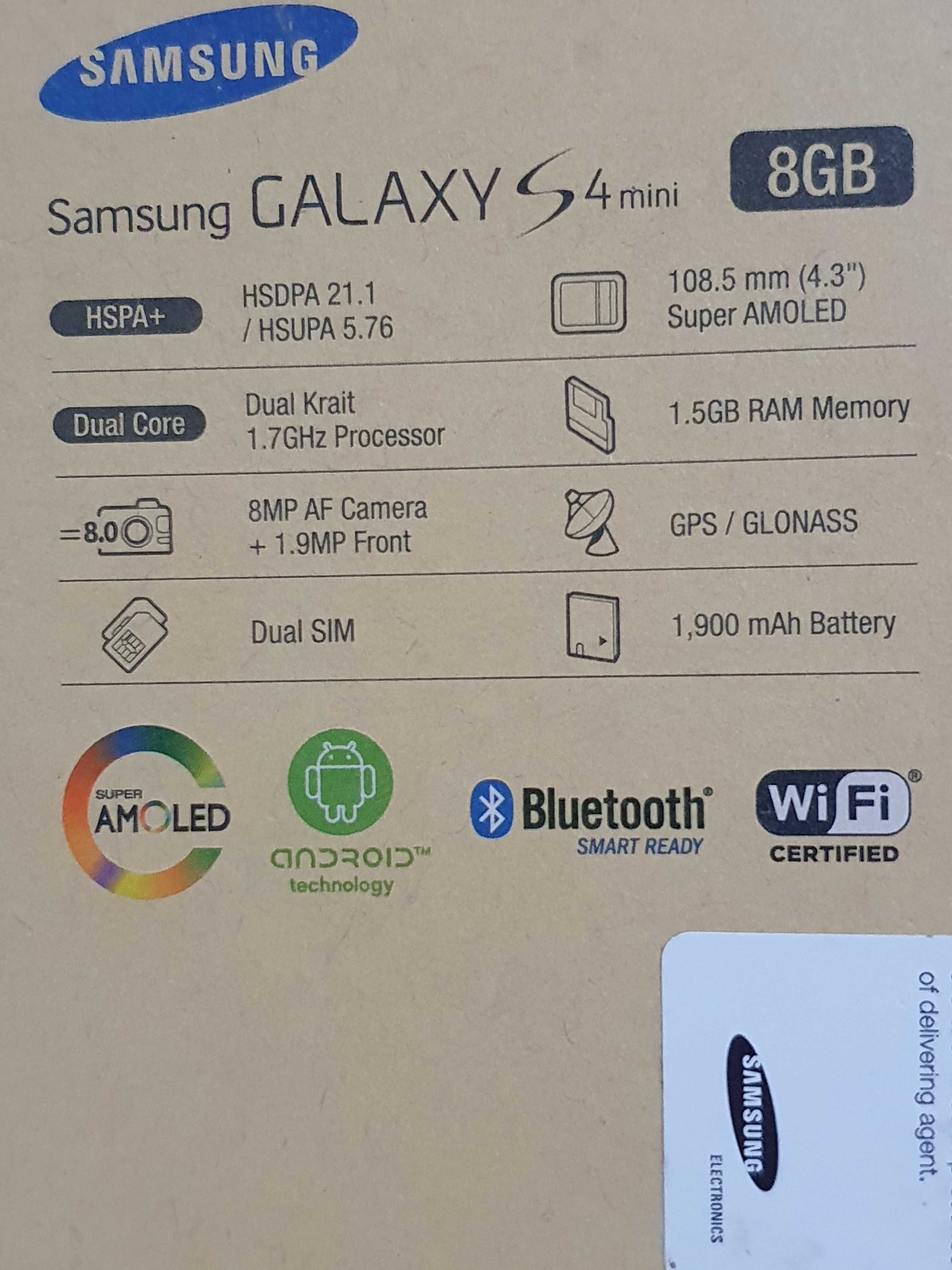 Samsung s4 mini duos 16 GB branco - desbloqueado