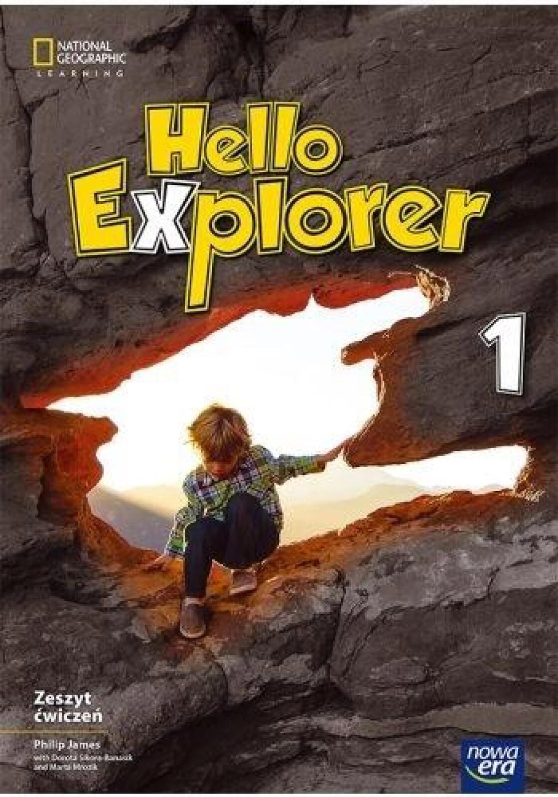 J. Angielski Sp 1 Hello Explorer Neon ćw. 2023 Nowa Era Philip James,