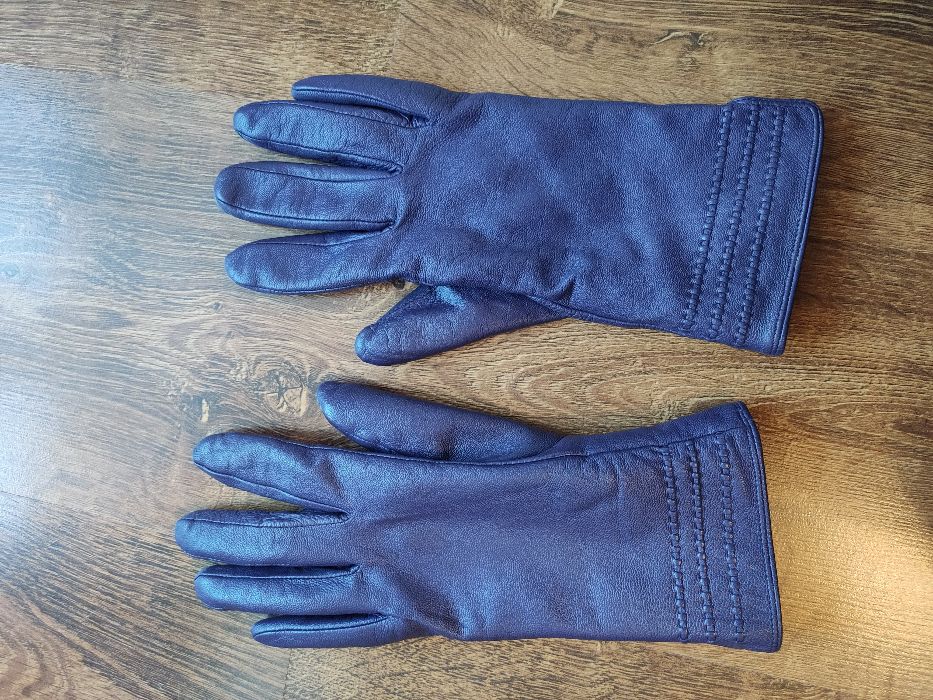 Rękawiczki fiolet romiar 7 - ocieplane
