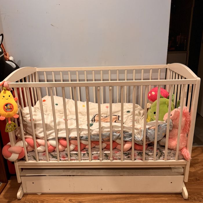 Lóżeczko niemowlęce bujane kołyska Henry