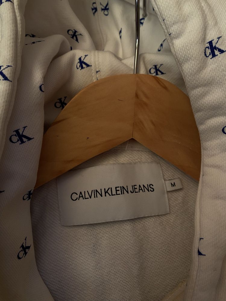 Біле худі Calvin Klein