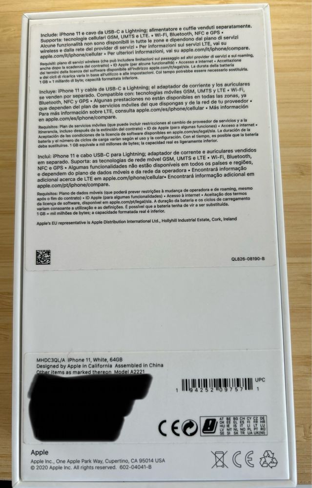 Iphone 11 64gb branco