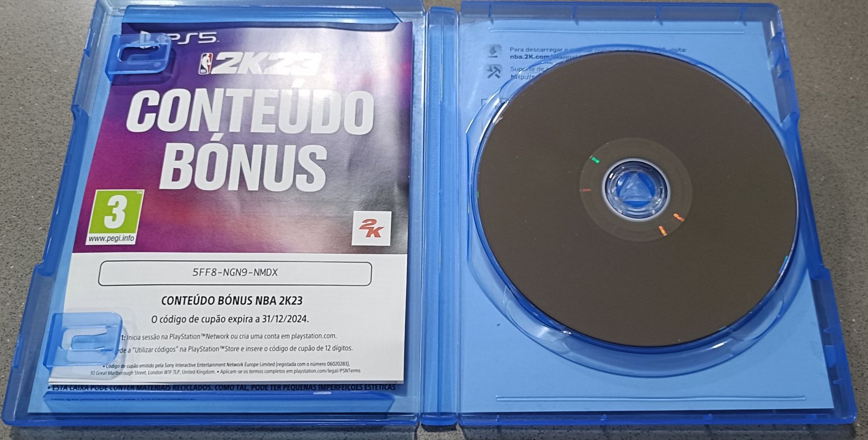 Jogo PS5 NBA2K23 (impecável)
