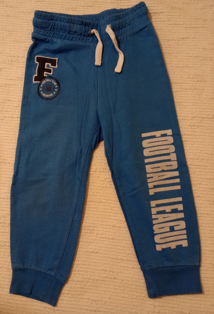 Spodnie dresowe r. 86- 92  niebieskie