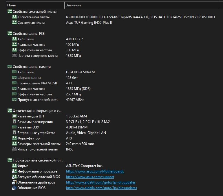 Asus TUF Gaming B450-Plus II