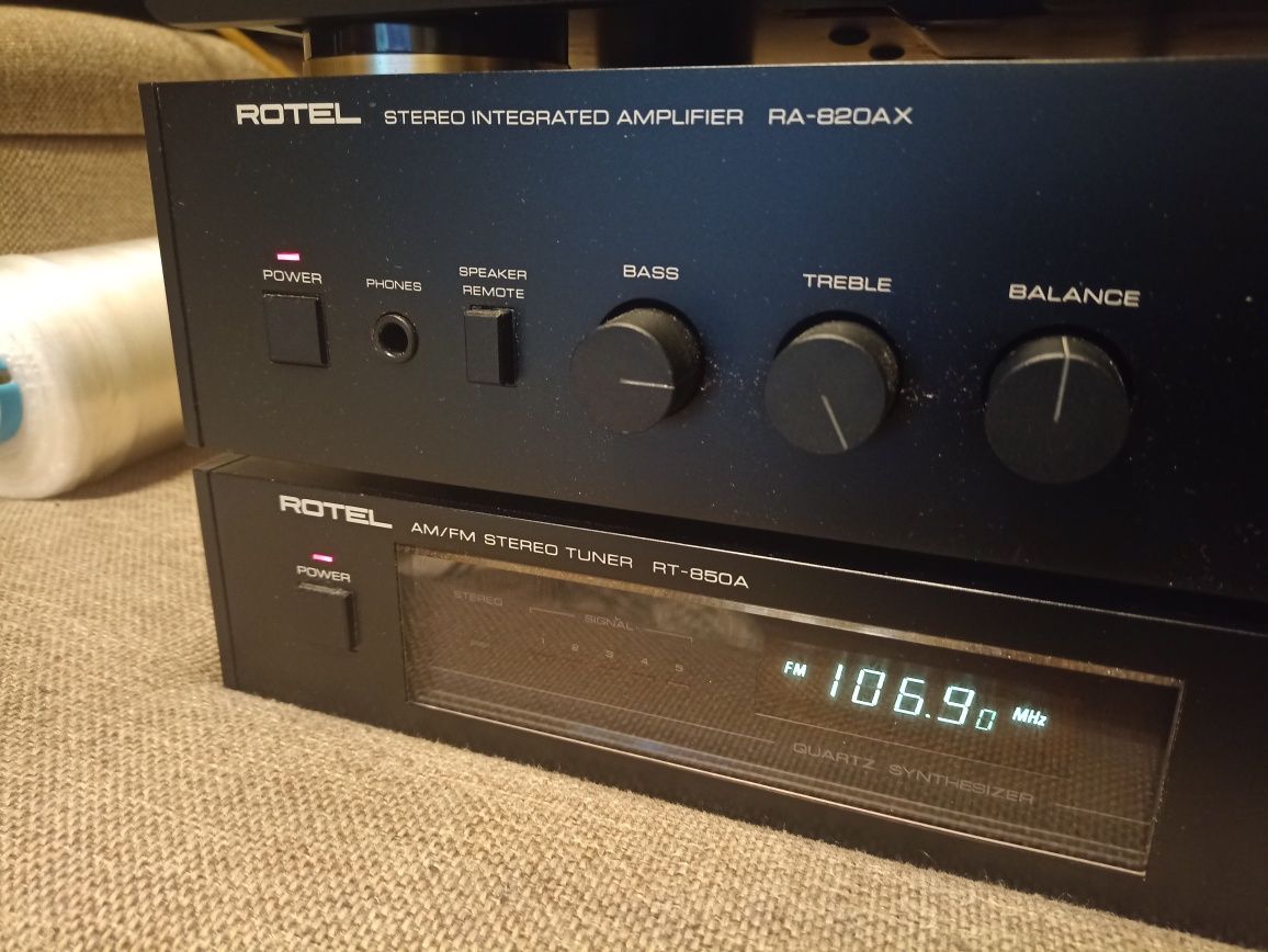 Wzmacniacz Rotel RA-820AX i tuner RT-850A
