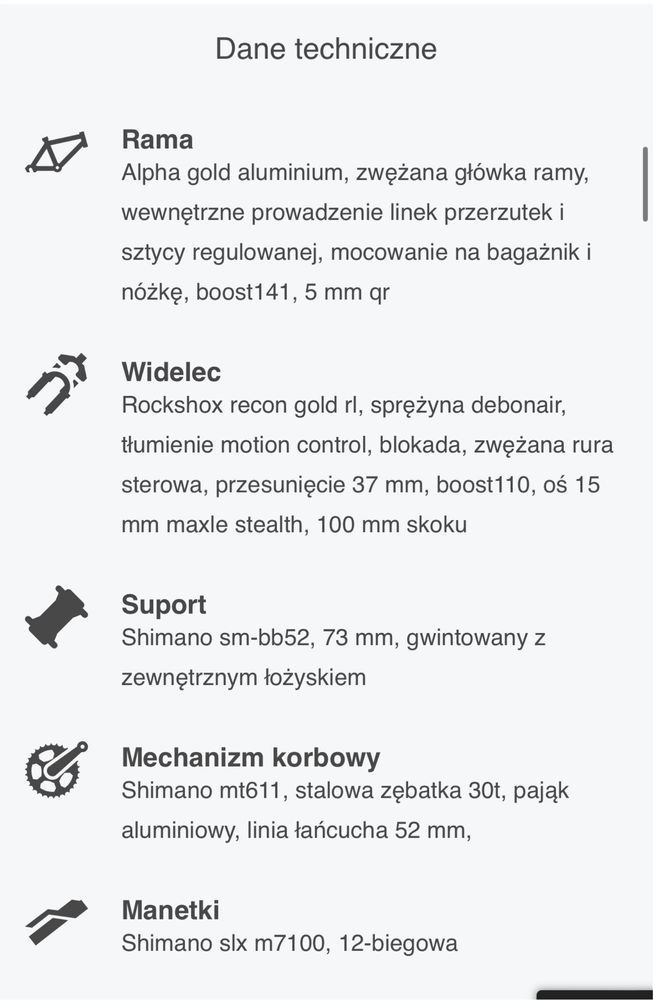 Rower MTB Trek XCaliber 9