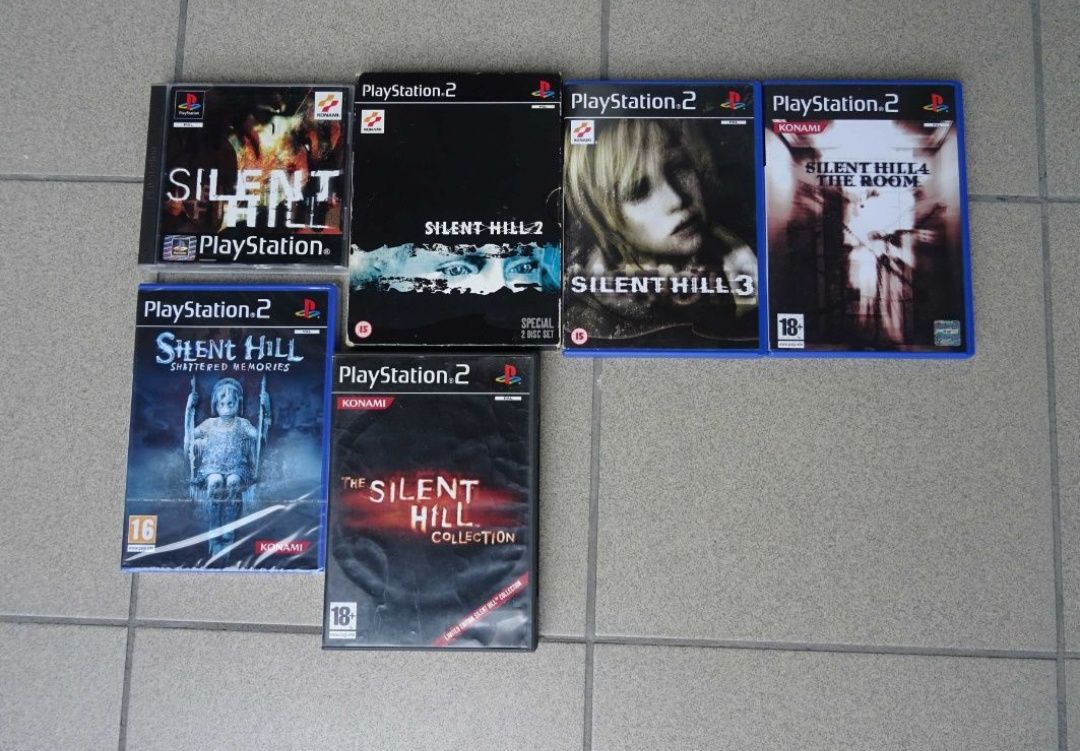 Gry PS2 Silent Hill 1 PSX Silent Hill 3 The Room Shattered Memories