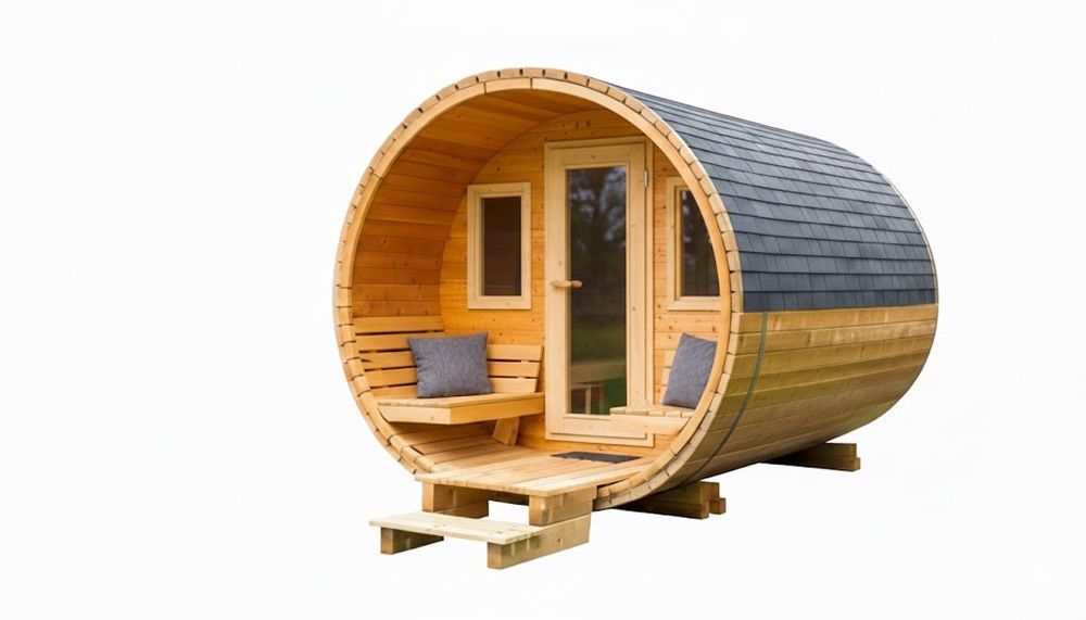 Sauna ogrodowa z przedsionkiem Transport cały kraj