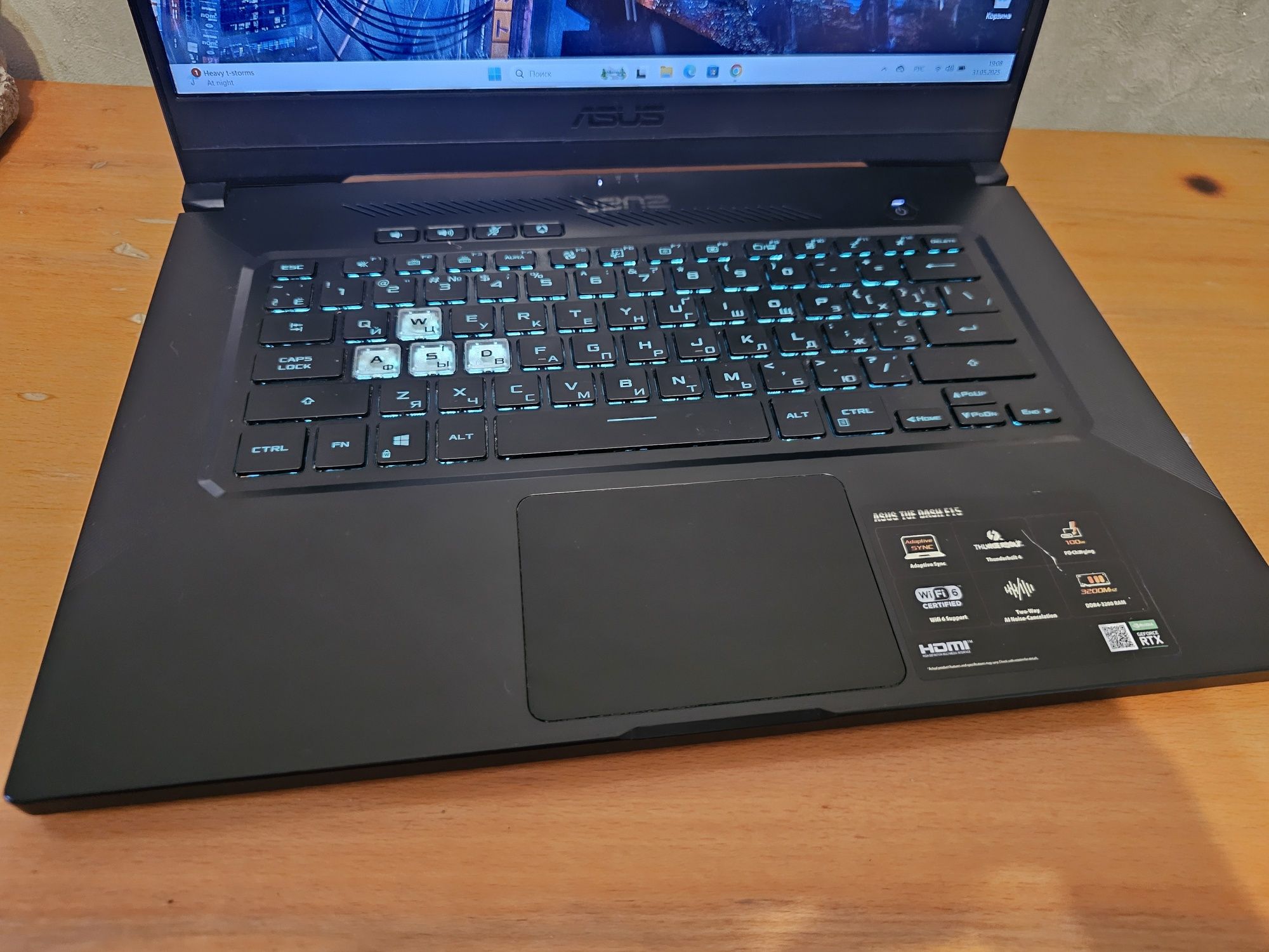 Срочно мощный игровой ноутбук asus tuf gaming f15 RTX 3050 i5 16/512 g