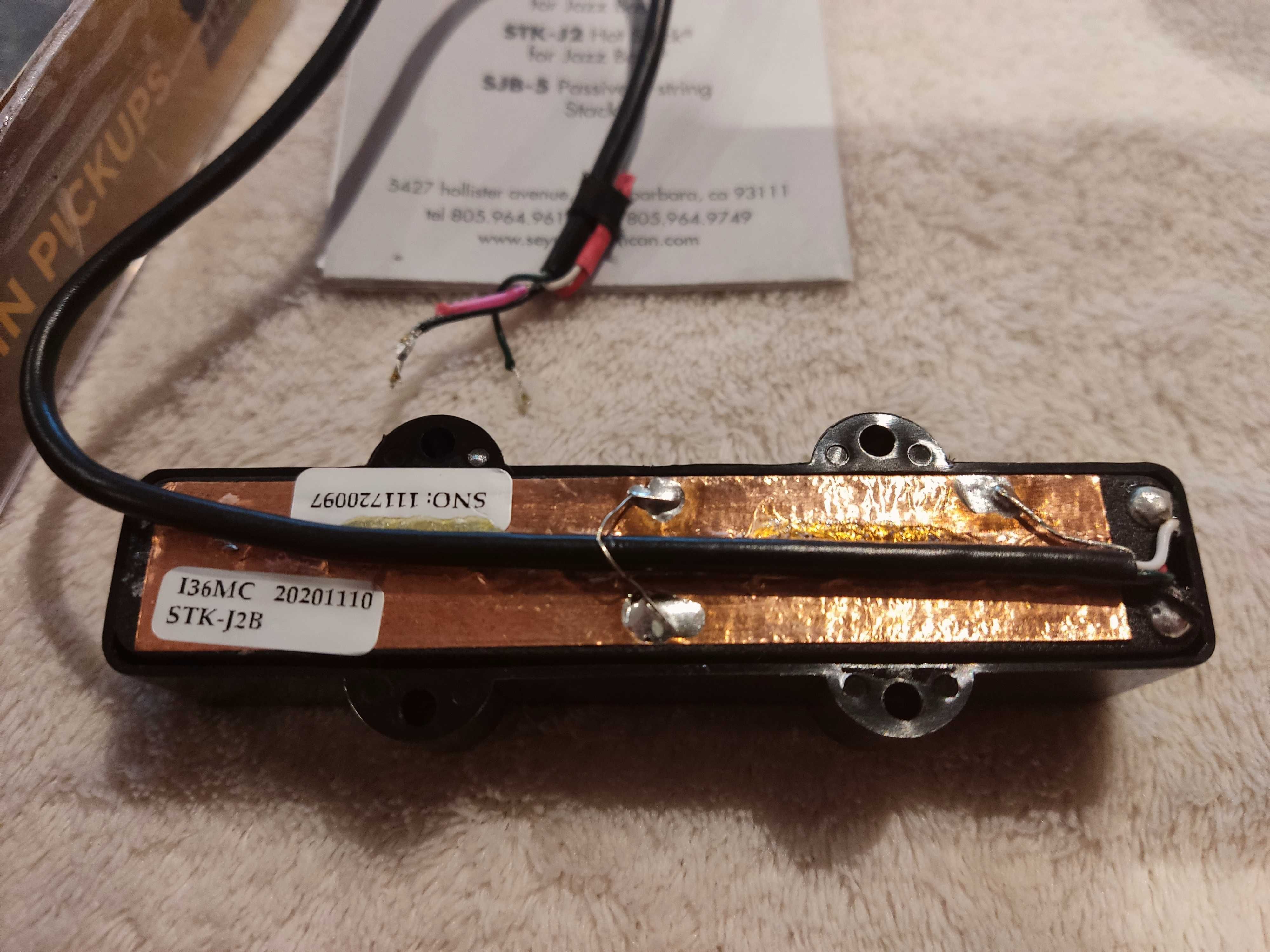 Przetwornik Seymour Duncan STK-J2 bridge