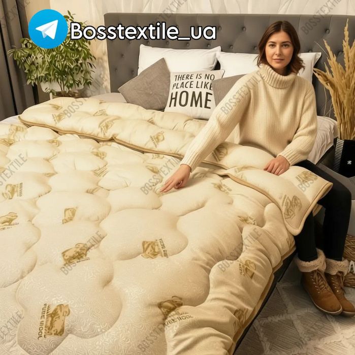 Зимова ТЕПЛА Ковдра з овечої вовни | Всі розміри у навності | Ціни ТОП