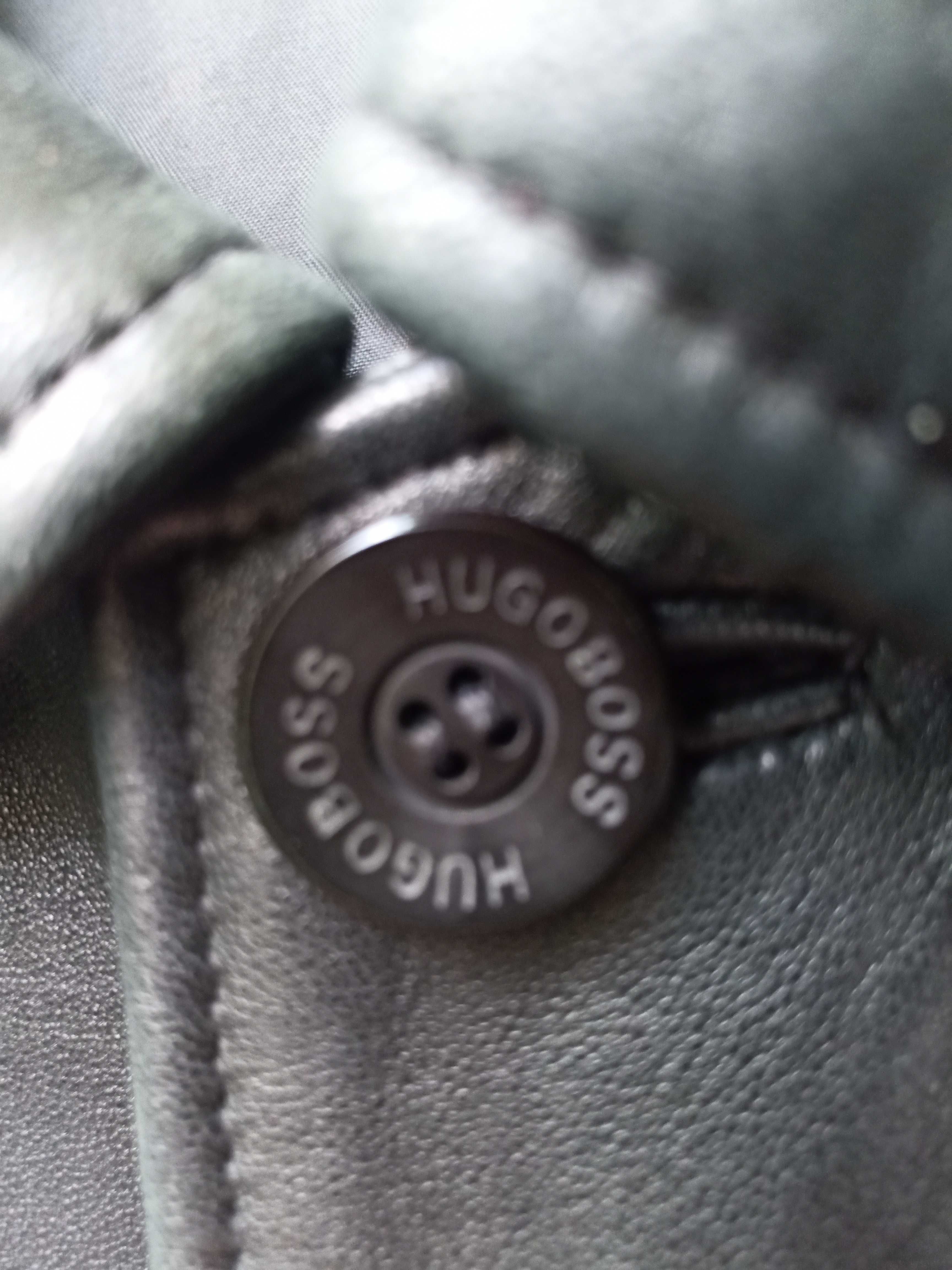 Hugo Boss-oryginalna kurtka męska, skóra jagnięca