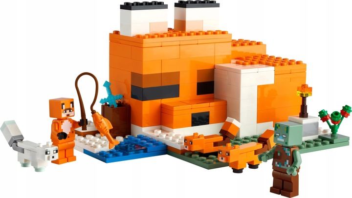 Lego Minecraft Siedlisko Lisów 21178 .