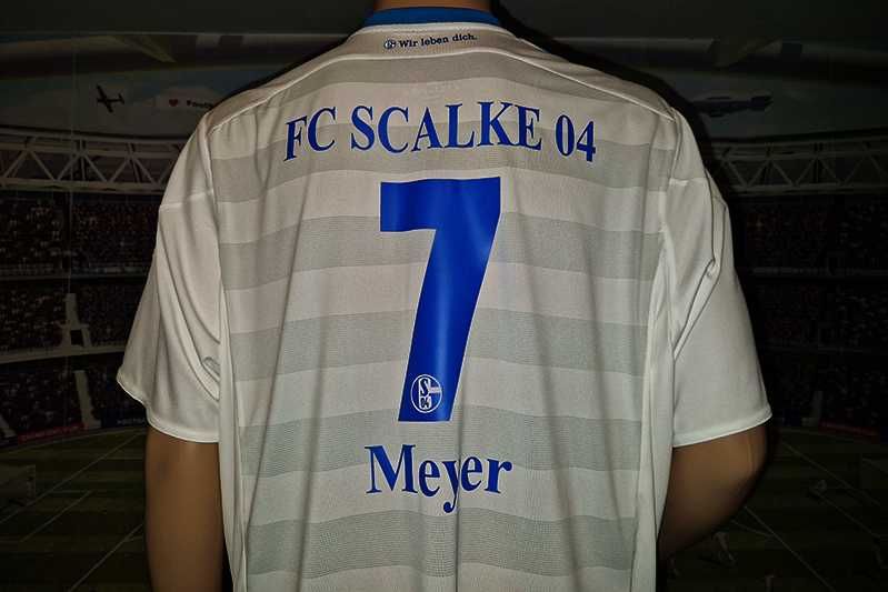 F.C. Schalke 04 Adidas Climacool 2016-17 home #7 Meyer size XXL