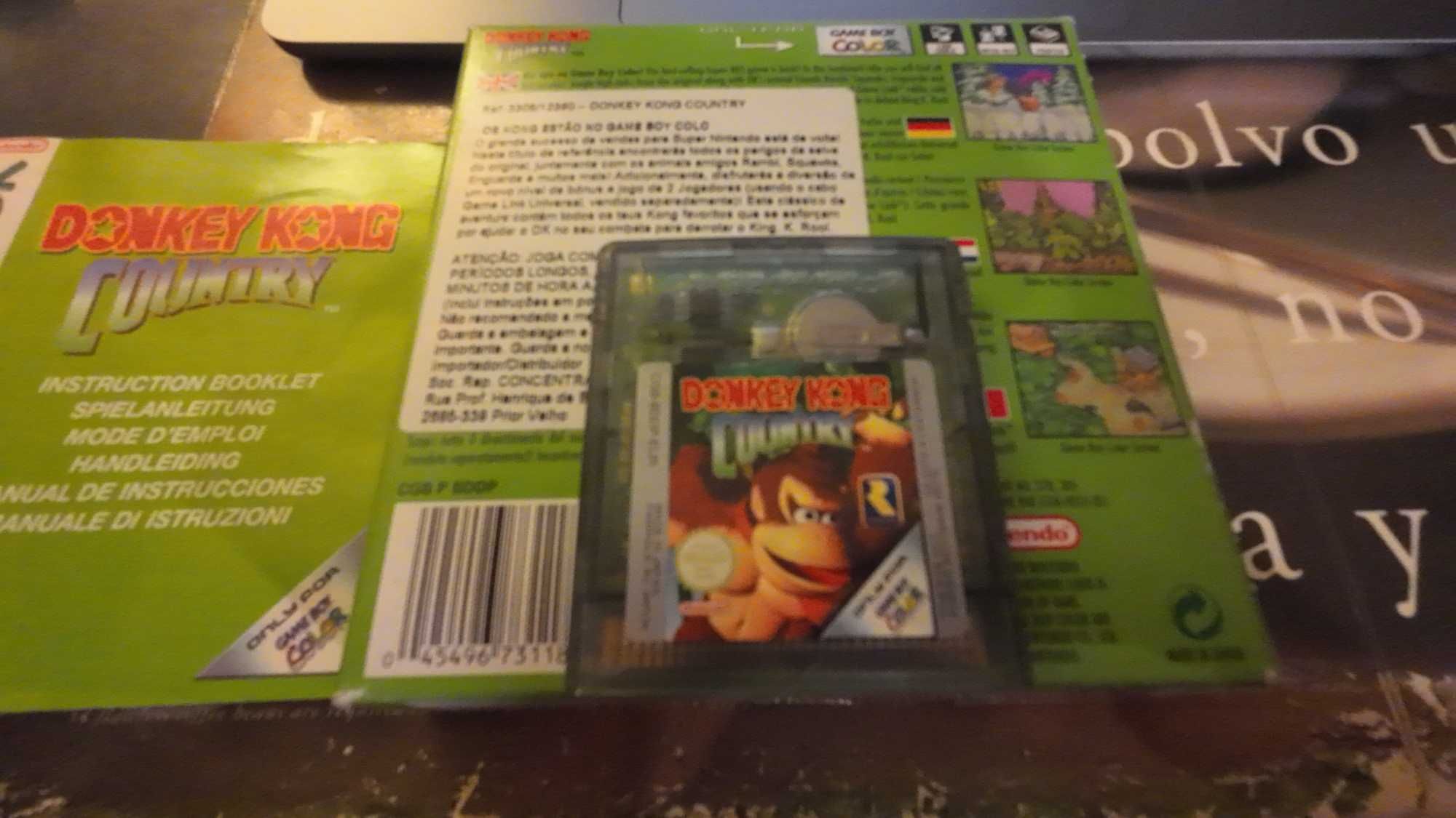 Donkey Kong Country completo caixa e manual Game Boy Color