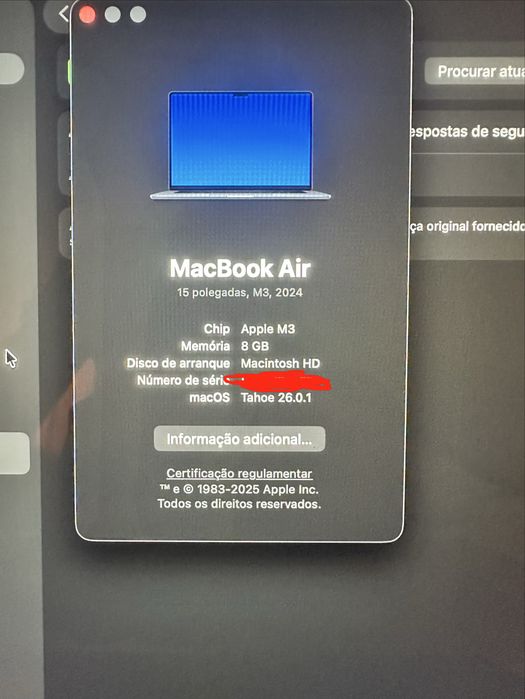 MacBook Air M3 15 Polegadas