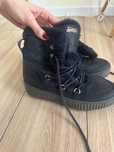 Skórzane botki Buty tommy Hilfiger damskie na zimę 39