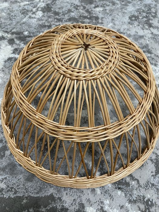 Абажур з лози ручна робота торшер плафон люстра світильник внаявності