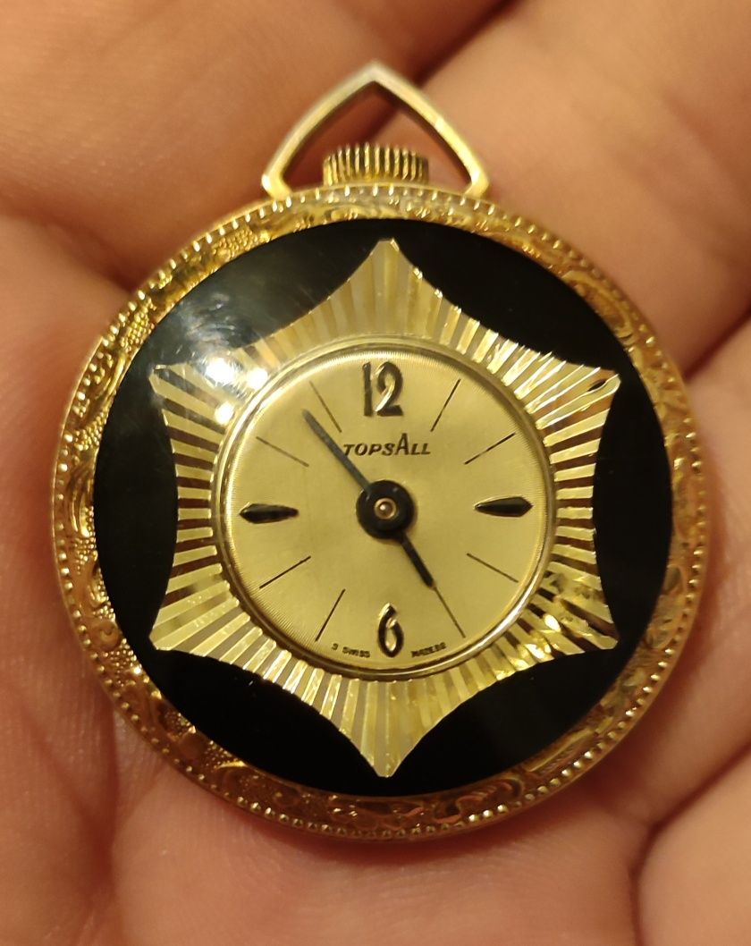 Zegarek przywieszka TopsAll Swiss vintage