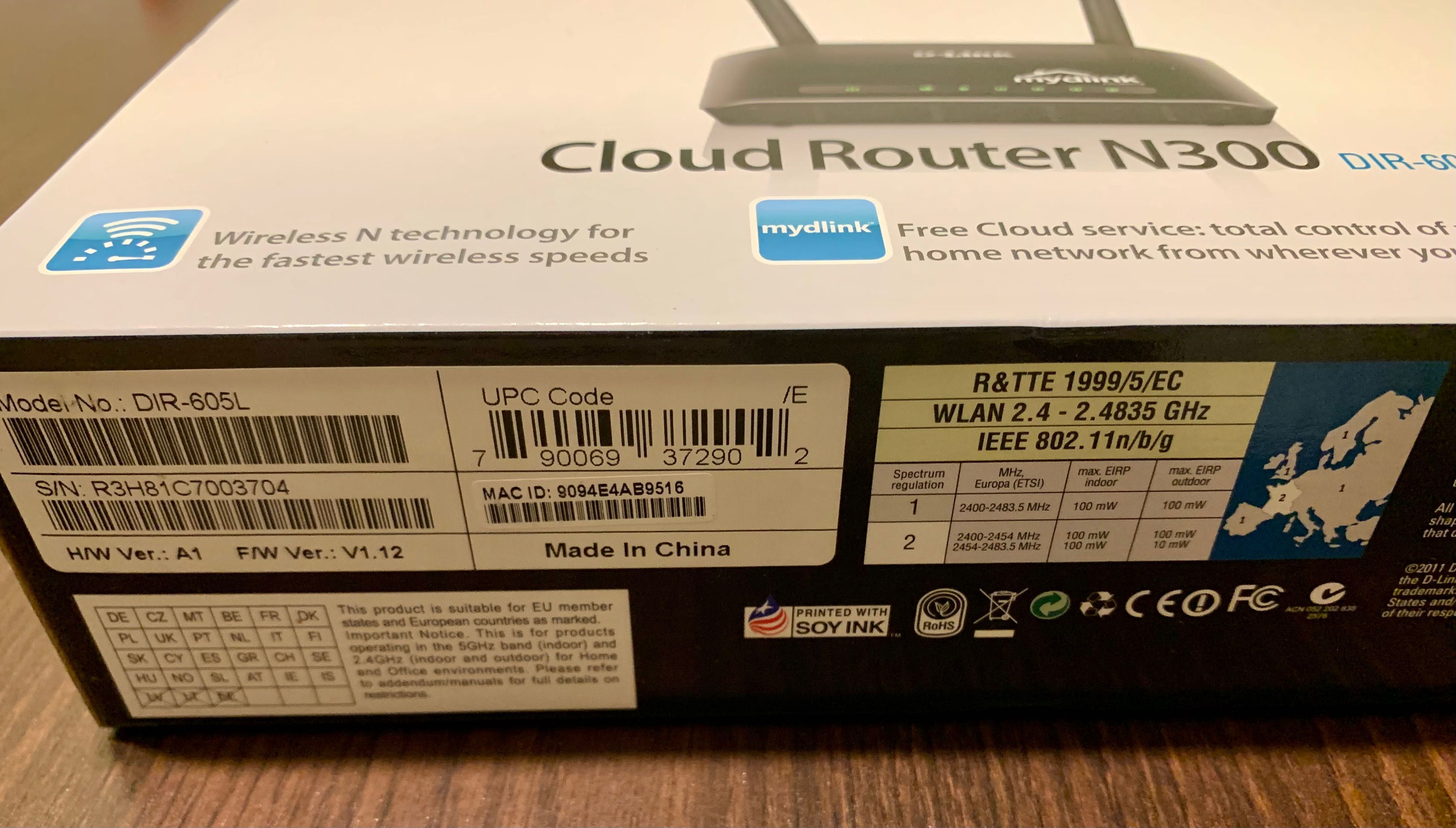 Router D-Link DIR-605L