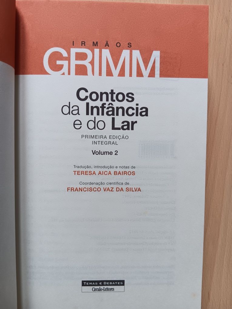 Irmãos Grimm, Contos da Infância e do Lar (Vol.II)