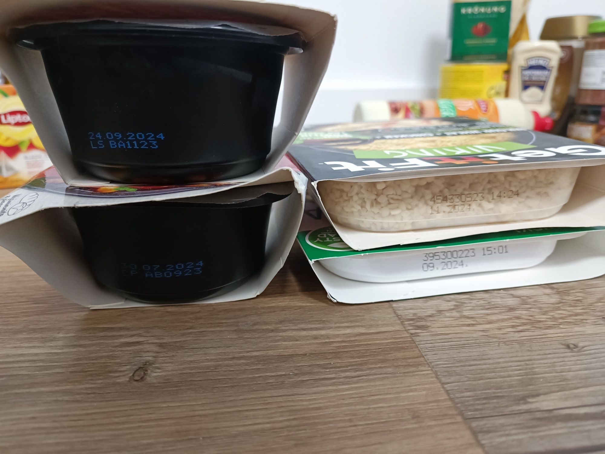 Zestaw spożywczy lipton kawa jacobs papita