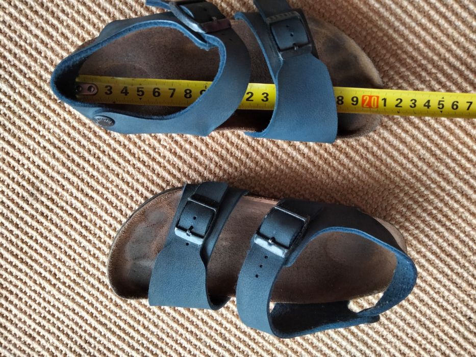 Birkenstock crianca azuis, muito bom estado