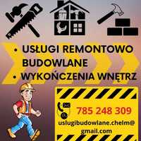 Usługi remontowo- budowlane/ Wykończenia wnętrz