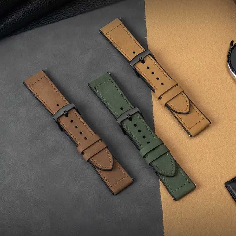 Pasek do zegarka Smart Watch Huawei szerokość 22mm ekoskóra GRANATOWY
