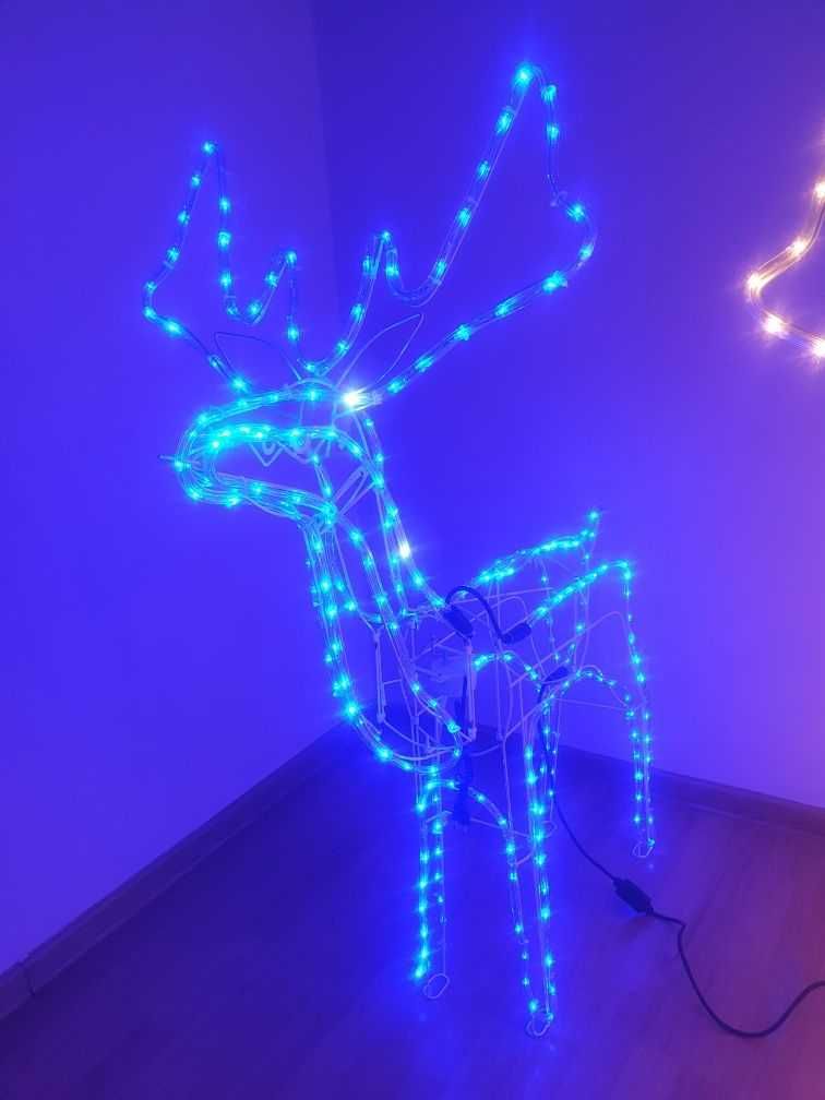 Wyprzedaż! Renifer LED XXXL z ruchomą głową w bardzo atrakcyjnej cenie